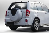 Chery Tiggo 3 2005– Zadnji dvojni kotni loki AK003-double Black (2 kos, nerjavno jeklo) fotografija 1