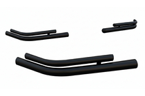 Jeep Grand Cherokee WK 2004–2010 Zadnji dvojni kotni loki AK003-double Black (2 kos, nerjavno jeklo) fotografija 1