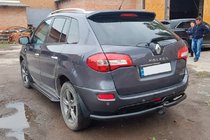 Renault Koleos 2008–2016 Zadnji zaščitni lok AK002-1 Black (nerjaveče jeklo) fotografija 4