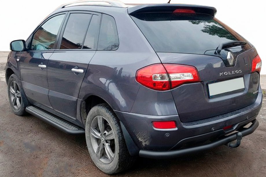 Renault Koleos 2008–2016 Zadnji zaščitni lok AK002-1 Black (nerjaveče jeklo) Image