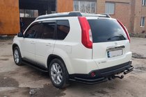 Nissan X-trail T31 2007–2014 Zadnji vogalni loki AK003-Double Black (2 kos, nerjavno jeklo) fotografija 3
