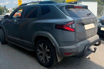 Renault Duster 2024– Zadnji zaščitni lok AK007 Black (nerjaveče jeklo) fotografija 2