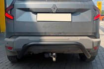 Renault Duster 2024– Zadnji zaščitni lok AK007 Black (nerjaveče jeklo) fotografija 4
