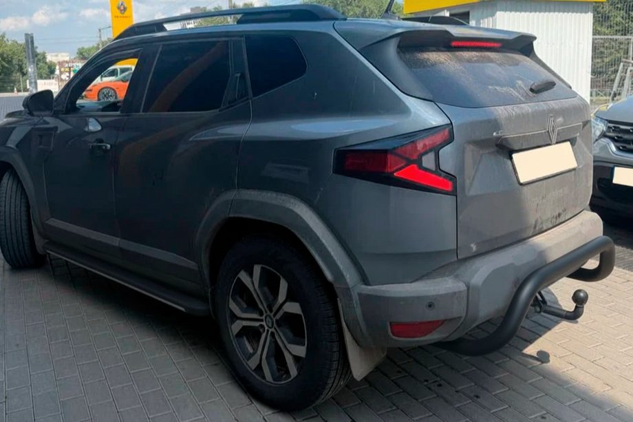 Dacia Duster 2024– Zadnji zaščitni lok AK007 Black (nerjaveče jeklo) Fotografija 2