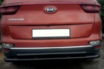 Kia Sportage 2015–2021 Zadnja zaščitna cev AK002-2 Black (nerjaveče jeklo) fotografija 3