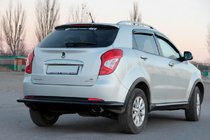 SsangYong Korando 2010–2019 Zadnji roll bar AK005 Black (nerjaveče jeklo) fotografija 3