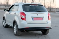 SsangYong Korando 2010–2019 Zadnji roll bar AK005 Black (nerjaveče jeklo) fotografija 1