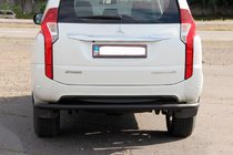 Mitsubishi Pajero Sport 2015– Zadnji zaščitni lok AK005 Black (nerjaveče jeklo) fotografija 4