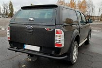 Ford Ranger 2007–2011 Zadnji zaščitni lok AK005 Black (nerjaveče jeklo) fotografija 3