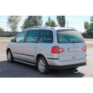 Zadnji zaščitni lok AK005 Black Volkswagen Sharan 1995–2010 fotografija 4