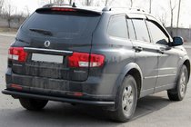 SsangYong Kyron 2005–2014 Zadnji roll bar AK005 Black (nerjaveče jeklo) fotografija 3