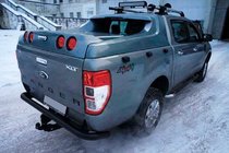 Ford Ranger 2011–2022 Zadnji zaščitni lok AK005 Black (2011-2018, nerjavno jeklo) fotografija 2