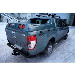 Zadnji zaščitni lok AK005 Black (2011-2018, nerjavno jeklo) Ford Ranger 2011–2022 fotografija 2