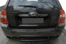 Kia Sportage 2004–2010 Zadnji zaščitni lok AK005 Black (nerjavno jeklo) fotografija 1
