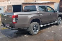 Fiat Fullback 2016– Zadnji zaščitni lok AK005 Black (nerjaveče jeklo) fotografija 4