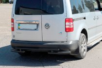 Volkswagen Caddy 2004–2010 Zadnji lok AK003-2 Black (2 kos, nerjavno jeklo) fotografija 1