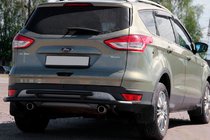Ford Kuga/Escape 2013–2019 Zadnji lok AK002-2 Black (nerjavno jeklo) fotografija 3