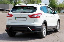 Nissan Qashqai 2014–2021 Zadnji lok AK007-Plus Black (nerjaveče jeklo) fotografija 3