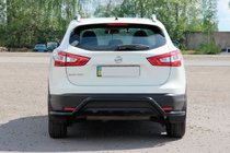 Nissan Qashqai 2014–2021 Zadnji lok AK007-Plus Black (nerjaveče jeklo) fotografija 4