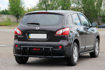 Nissan Qashqai 2007–2010 Zadnji lok AK011 Black (nerjaveče jeklo) fotografija 2