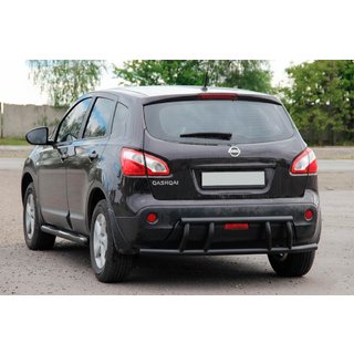 Zadnji lok AK011 Black (nerjaveče jeklo) Nissan Qashqai 2007–2010 fotografija 3