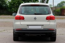 Volkswagen Tiguan 2007–2016 Zadnja zaščitna cev AK002-2 Black (nerjaveče jeklo) fotografija 4