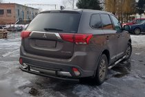 Mitsubishi Outlander 2012–2021 Zadnji zaščitni lok AK004-2 Black (nerjaveče jeklo) fotografija 3