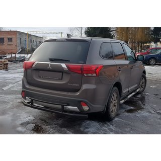 Zadnji zaščitni lok AK004-2 Black (nerjaveče jeklo) fotografija 3