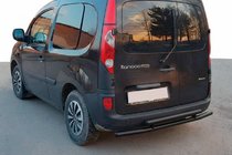 Renault Kangoo 2008–2020 Zadnji lok AK002-2 Black (nerjaveče jeklo) fotografija 1