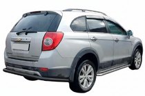 Chevrolet Captiva 2006–2019 Zadnji zaščitni lok AK005 Black (nerjaveče jeklo) fotografija 3