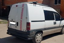 Fiat Scudo 1996–2007 Zadnji zaščitni lok AK005 Black (nerjaveče jeklo) fotografija 3