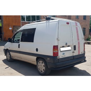 Zadnji zaščitni lok AK005 Black (nerjaveče jeklo) Fiat Scudo 1996–2007 fotografija 2