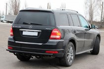 Mercedes GL class X164 2006–2012 Zadnji lok AK-style Black (nerjavno jeklo) fotografija 3