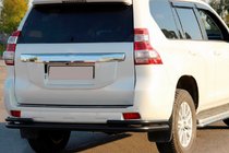 Toyota Land Cruiser Prado 150 2009–2023 Zadnji zaščitni lok AK005-2 Black (nerjaveče jeklo) fotografija 5