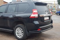 Toyota Land Cruiser Prado 150 2009–2023 Zadnji zaščitni lok AK005-2 Black (nerjaveče jeklo) fotografija 3