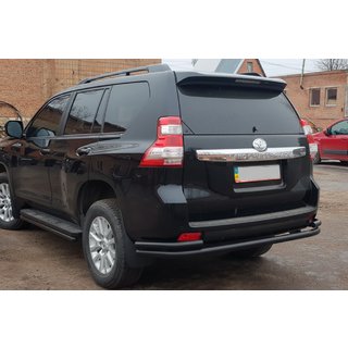 Zadnji zaščitni lok AK005-2 Black (nerjaveče jeklo) Toyota Land Cruiser Prado 150 2009–2023 fotografija 1