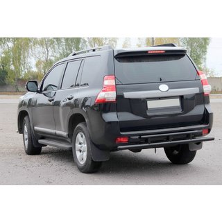 Zadnji zaščitni lok AK002-2v2 Black (nerjavno jeklo) Toyota Land Cruiser Prado 150 2009–2023 fotografija 1
