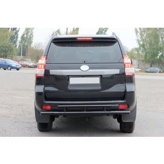Zadnji zaščitni lok AK002-2v2 Black (nerjavno jeklo) Toyota Land Cruiser Prado 150 2009–2023 fotografija 2
