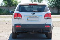 Kia Sorento II XM 2009–2014 Zadnji lok AK002-2 Black (nerjaveče jeklo) fotografija 3