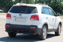 Kia Sorento II XM 2009–2014 Zadnji lok AK002-2 Black (nerjaveče jeklo) fotografija 4