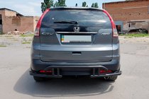 Honda CRV 2012–2016 Zadnji zaščitni lok AK003-21 Black (nerjavno jeklo) fotografija 4
