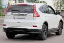 Honda CRV 2012–2016 Zadnji zaščitni lok AK003-21 Black (nerjavno jeklo) fotografija 3