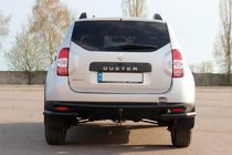 Renault Duster 2008–2017 Zadnji zaščitni lok AK005-Special Black (nerjaveče jeklo) fotografija 2