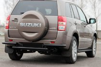 Suzuki Grand Vitara 2005–2017 Zadnji zaščitni lok AK003-2 Black (nerjaveče jeklo) fotografija 2