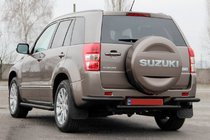 Suzuki Grand Vitara 2005–2017 Zadnji zaščitni lok AK003-2 Black (nerjaveče jeklo) fotografija 3