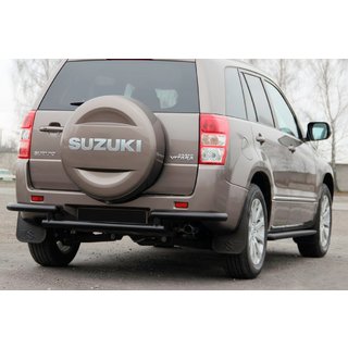 Zadnji zaščitni lok AK003-2 Black (nerjaveče jeklo) Suzuki Grand Vitara 2005–2017 fotografija 2