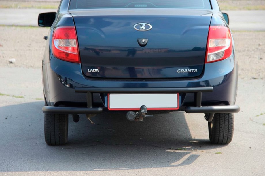 Lada Granta 2011– Zadnji zaščitni lok AK003-2 Black Image