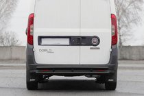 Opel Combo 2012–2018 Zadnji lok AK002/1 – Dvojni Black (nerjavno jeklo) fotografija 1