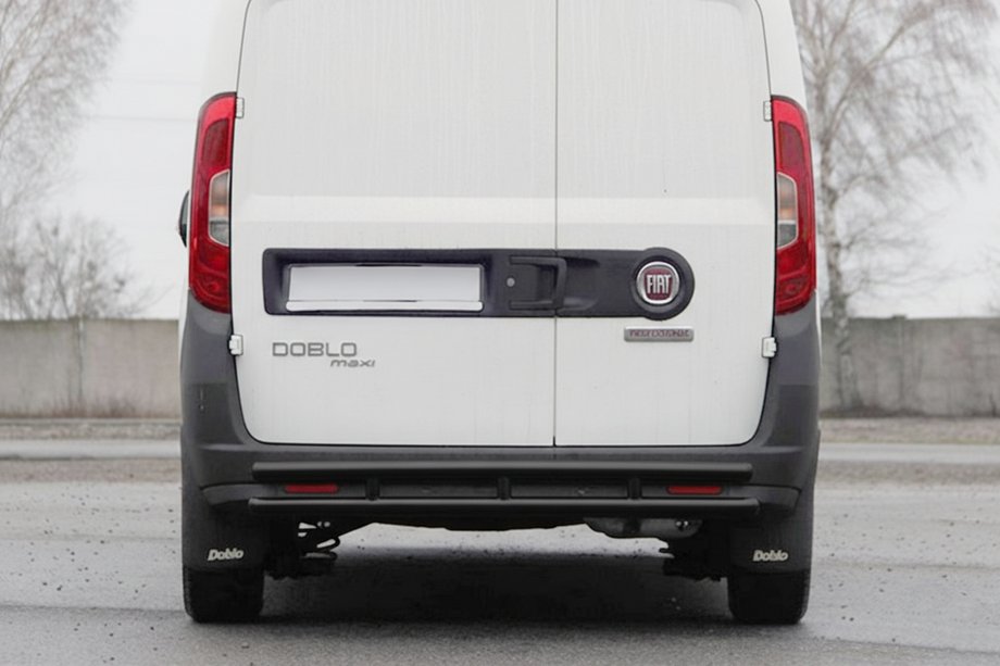 Opel Combo 2012–2018 Zadnji lok AK002/1 – Dvojni Black (nerjavno jeklo) Image