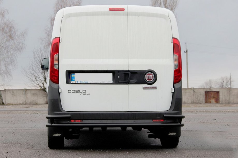Opel Combo 2012–2018 Zadnji varnostni lok AK005/2-Dvojni Black (nerjavno jeklo) Image